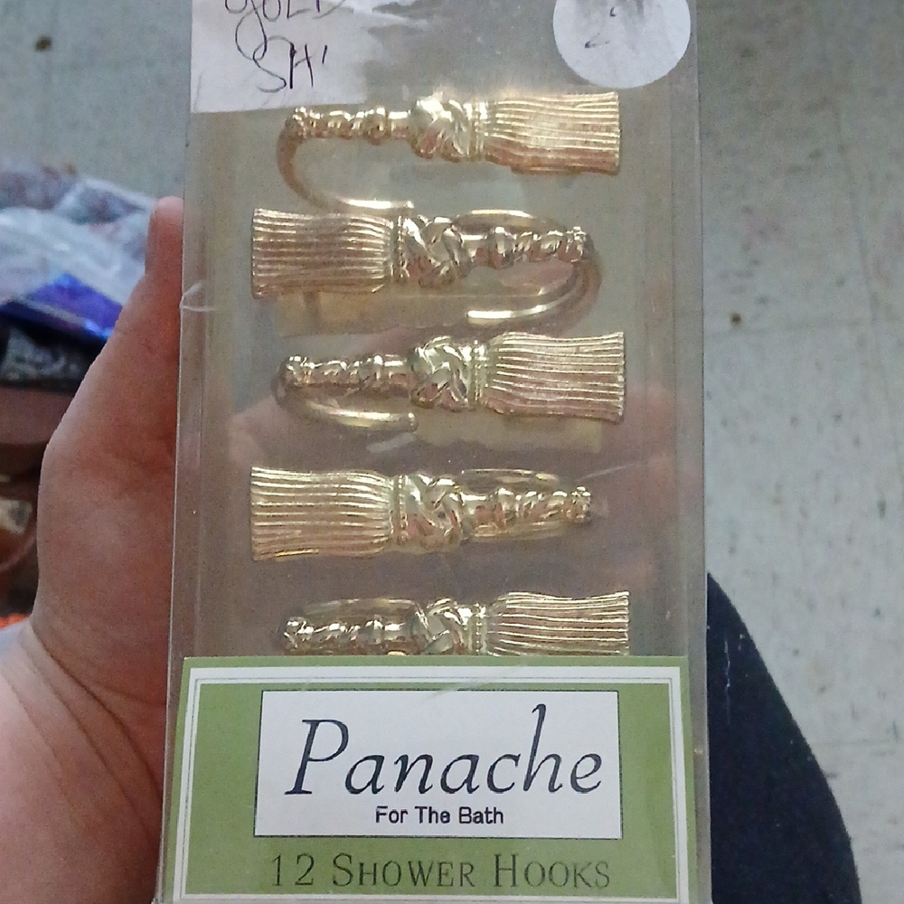 Panache Gold Shower Hooks